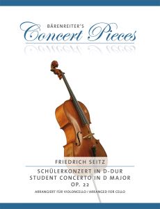 Concerto in G major Op.22 for Cello from the Violin Concerto in D major (Cello & Piano)