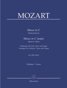 Mass in C major (K.220) Sparrow Mass (arranged for Choir & Organ)