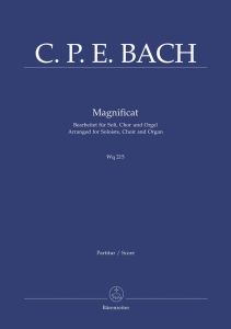 Magnificat in D major Wq 215 (arranged for Choir & Organ)