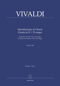 Introduction RV 642 and Gloria in D major RV 589 (arranged for Choir & Organ)