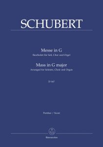 Mass in G major D 167 (arranged for Choir & Organ)