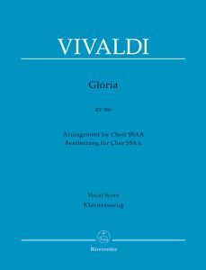 Gloria RV 589 (Arrangement for female choir SSAA) (Vocal Score)