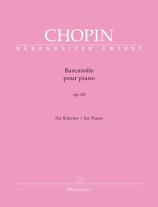 Barcarolle for Piano in F-sharp major Op.60