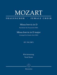 Missa brevis in D major (K.194) (Vocal Score)