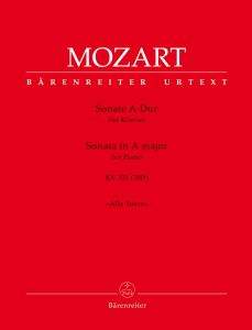 Piano Sonata in A major (K.331) with the Rondo Alla Turca