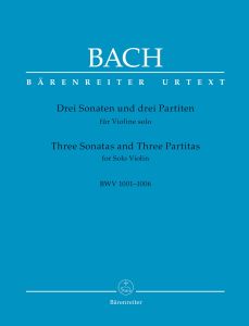 Three Sonatas and three Partitas for Violin solo (BWV 1001-1006)