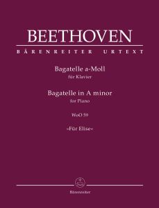 Bagatelle in A minor, WoO 59 Für Elise (Piano)