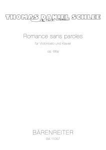 Romance sans paroles for Violoncello and Piano Op.66a