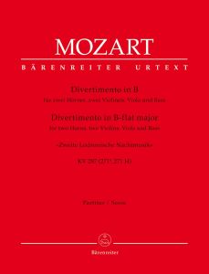 Divertimento in B-flat major K.287 (Full Score)