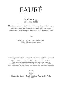 Tantum ergo Op.65/2 N 124