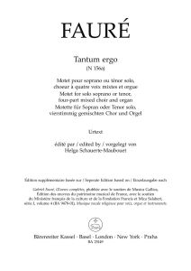 Tantum ergo N 156a