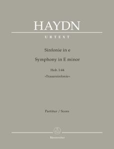 Symphony No.44 in E minor (Trauersinfonie) Hob.I:44 (Full Score)