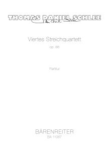 String Quartet No.4 Op.86 (Study Score)