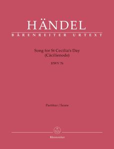 Song for St Cecilia´s Day (HWV 76) (Full Score, paperback)