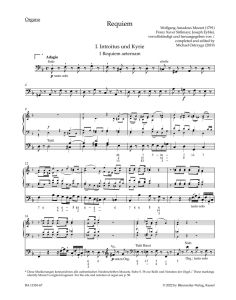 Requiem (K.626) (Ostrzyga completion) (Organ)