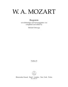 Requiem (K.626) (Ostrzyga completion) (Violin II)