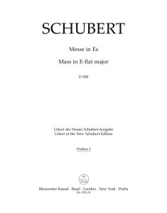 Mass in E-flat major D 950 (Violin I)