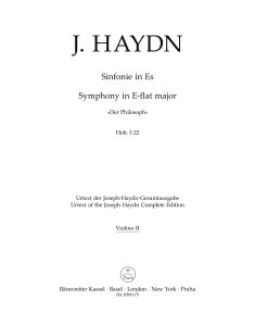 Symphony No.22 in E-flat major (The Philosopher) (Hob.I:22) (Violin II)