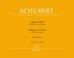 Allegro in A minor for Piano Duet Op.post. D 947