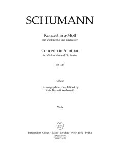 Concerto for Violoncello in A minor Op.129 (Viola)