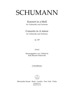 Concerto for Violoncello in A minor Op.129 (Double Bass)