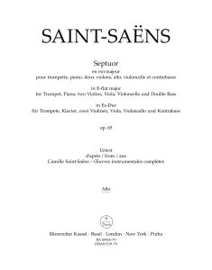 Septet in E-flat major Op.65 (Viola)