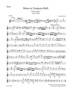 Missa in Tempore Belli (Hob.XXII:9) (Mass in Time of War) (Wind Set)