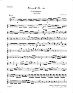 Missa Cellensis (Mariazellermesse) (Hob.XXII:8) (Violin II)