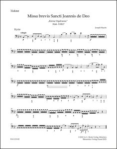 Missa brevis Sancti Joannis de Deo (Little Organ Mass) (Hob.XXII:7) (Cello/Bass)
