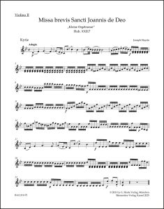 Missa brevis Sancti Joannis de Deo (Little Organ Mass) (Hob.XXII:7) (Violin II)