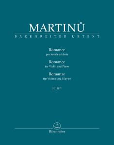 Romance for Violin and Piano H 186bis