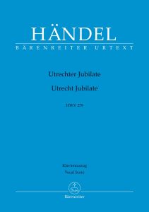 Utrecht Jubilate (HWV 279) (Vocal Score)