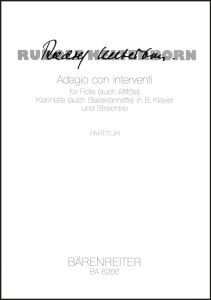 Adagio con interventi (Full Score)