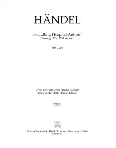 Foundling Hospital Anthem HWV 268 - 1753 Version (Wind Set)