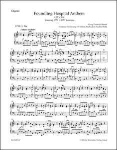 Foundling Hospital Anthem HWV 268 - 1753 Version (Organ)