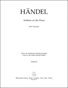 Anthem on the Peace HWV 266 (267) (Violin II)