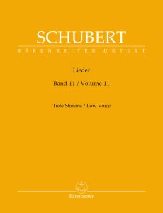 Lieder Volume 11, Low Voice & Piano